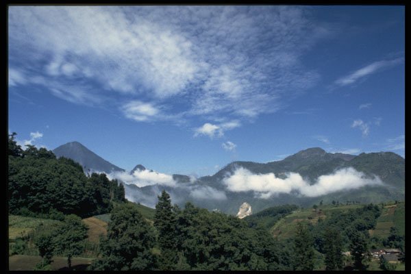 603036 Mountain Landscape, Guatemala A4 Photo Print