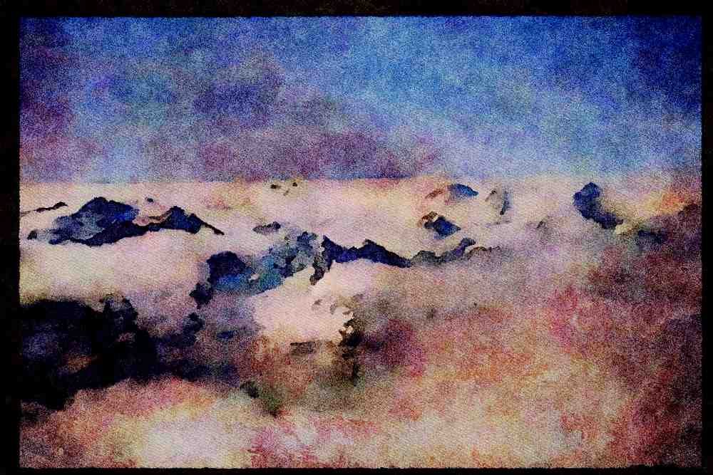 603039 Rockies, Banff National Park, Alberta, Canada A4 Limited Edition Watercolour Print