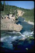 603041 Bow Falls, Alberta, Canada A4 Photo Print