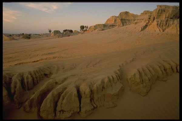 603067 Carved Dunes, Mungo, Australia A4 Photo Print