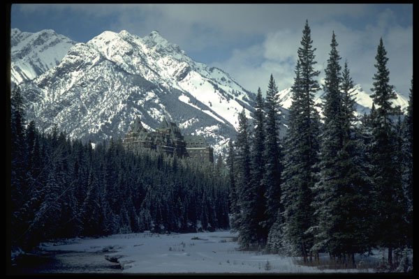 603071 Bow River, Banff, Alberta, Canada A4 Photo Print