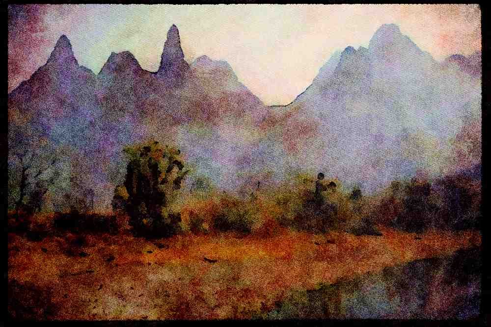 603075 Ghangxi Province, China A4 Limited Edition Watercolour Print
