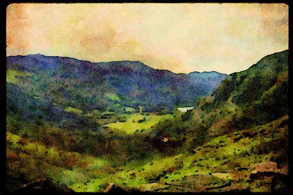 603076 Yorkshire Dales, England A4 Limited Edition Watercolour Print