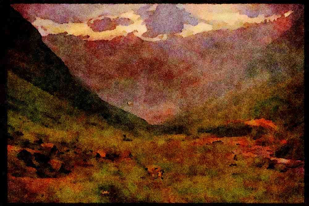 603078 Switzerland A4 Limited Edition Watercolour Print