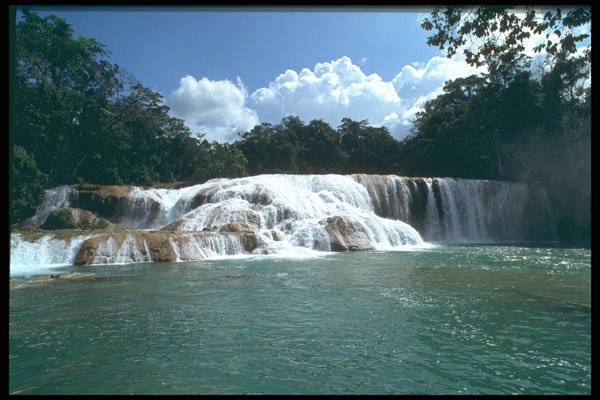 603087 Waterfalls, Agua Azul, Mexico A4 Photo Print