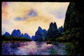603091 Li Jiang, Guilin, China A4 Limited Edition Watercolour Print