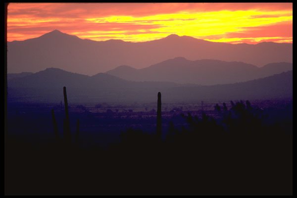 603094 Southwest Sunset, Arizona A4 Photo Print