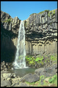 603095 The Svartifoss Waterfall, Skaftafell Park, Iceland A4 Photo Print