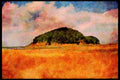 603097 Low Tide, Cheju do, Korea A4 Limited Edition Watercolour Print