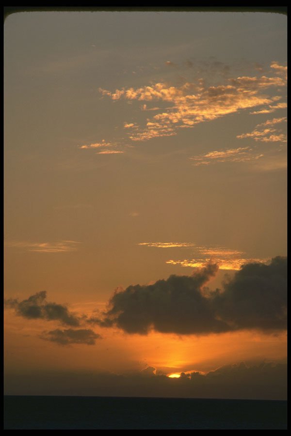 604006 Cayman Sunset A4 Photo Print
