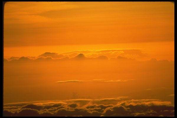 604008 Fiery Sky A4 Photo Print