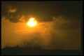 604009 Sunset And Spray A4 Photo Print