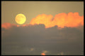 604010 Moon Over Clouds A4 Photo Print