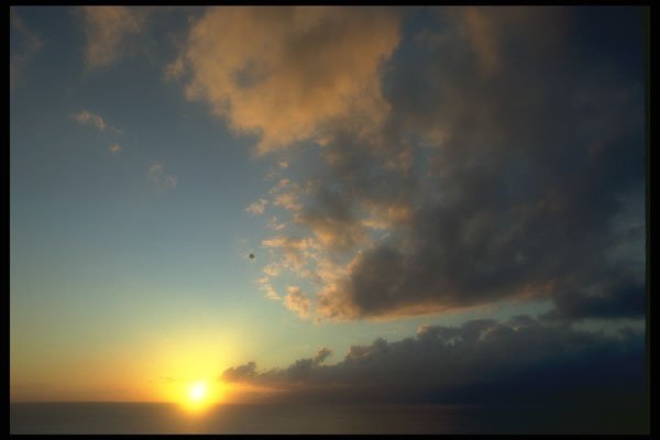 604021 Summer Sunset A4 Photo Print