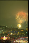 604022 Ottawa Fireworks, Ontario, Canada A4 Photo Print