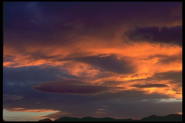 604025 Sky Over Desert, Arizona A4 Photo Print
