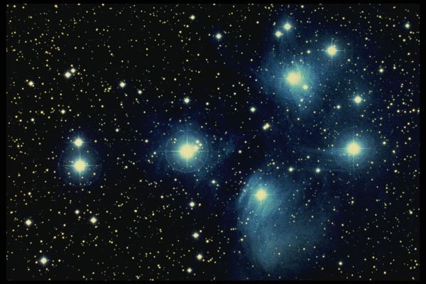 604040 Computer generated Starry Night A4 Photo Print