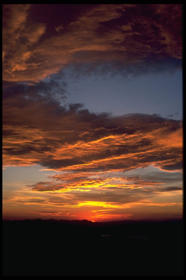 604060 Sunset Over Mohave Desert Near Lower Colorado River A4 Photo Print