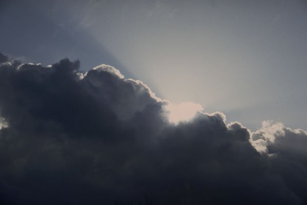 604065 Clouds Over Antwerp, Belgium A4 Photo Print
