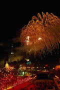604083 Fireworks, New Year's Eve, Ottawa, Ontario, Canada A4 Photo Print