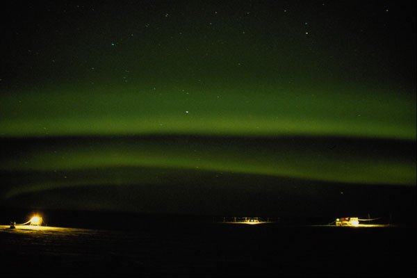 604087 Polar Aurora, Antarctica A4 Photo Print
