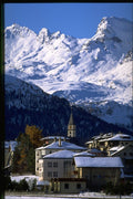 605001 Landscape Of The Graubuenden, Switzerland A4 Photo Print