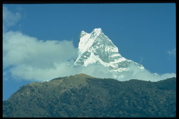 605007 Summit Of Machhapuchare, Himalayas, Nepal A4 Photo Print