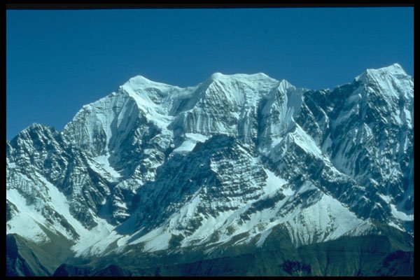 605009 An Unnamed Ridge, Himalayas, Nepal A4 Photo Print