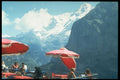 605022 From Restaurant Terrace In Mountains Of Murren, Switzerland A4 Photo Print