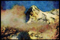 605028 Eiger, Switzerland A4 Limited Edition Watercolour Print