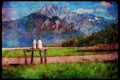 605030 Tarasp, Switzerland A4 Limited Edition Watercolour Print