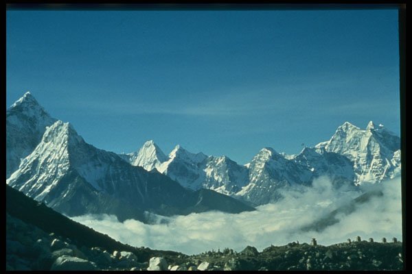 605034 Ama Dablang And Kantenga, Himalayas A4 Photo Print