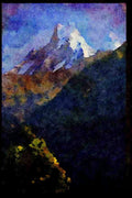 605042 Machhapuchare, Himalayas A4 Limited Edition Watercolour Print