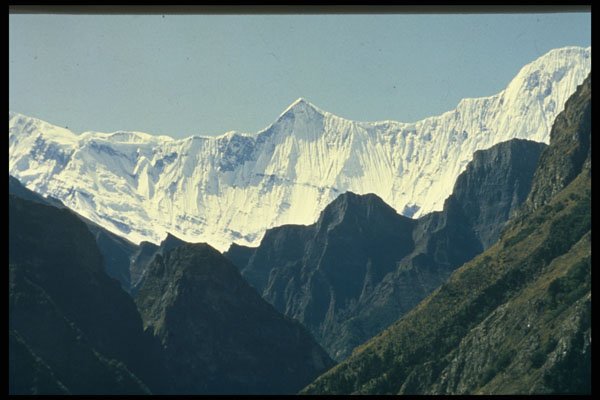 605043 Annapurna Range From Naur Valley, Himalayas A4 Photo Print