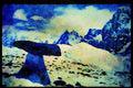 605049 Karakorum, _Mushroom Stone_, Baltoro Glacier, Himalayas A4 Limited Edition Watercolour Print