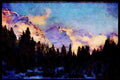 605057 Winter Wonderland, British Columbia, Canada A4 Limited Edition Watercolour Print