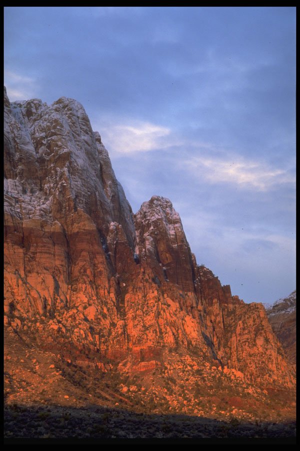 605086 Mount Wilson, Red Rock Canyon A4 Photo Print