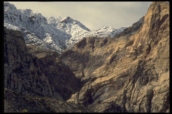605087 Ice Box Canyon, Red Rock Canyon A4 Photo Print