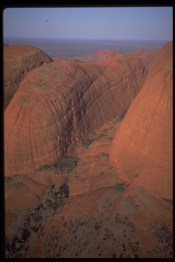 605088 Olga's Mountain From Above, Australia A4 Photo Print