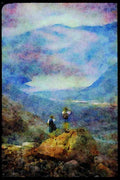 605099 Hikers, Labrador, Canada A4 Limited Edition Watercolour Print