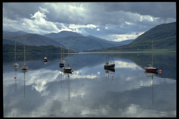606010 Fishing Boats, Ullapool, Scotland A4 Photo Print
