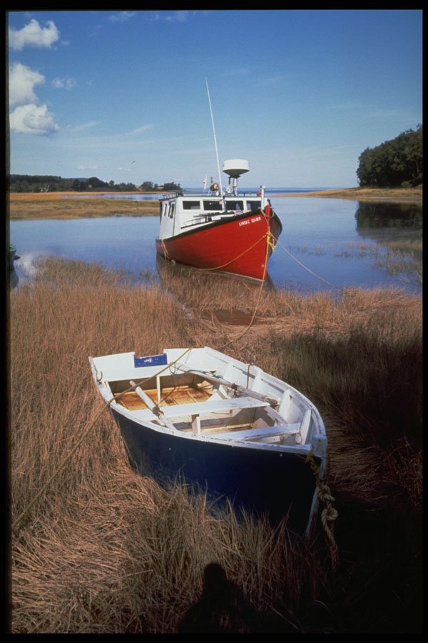 606018 Low Tide, Minas Basin, Nova Scotia, Canada A4 Photo Print
