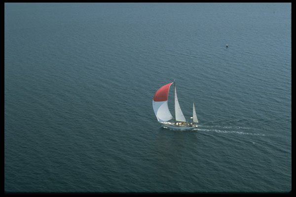 606023 Yachting On The Bras D'Or Lake, Nova Scotia, Canada A4 Photo Print