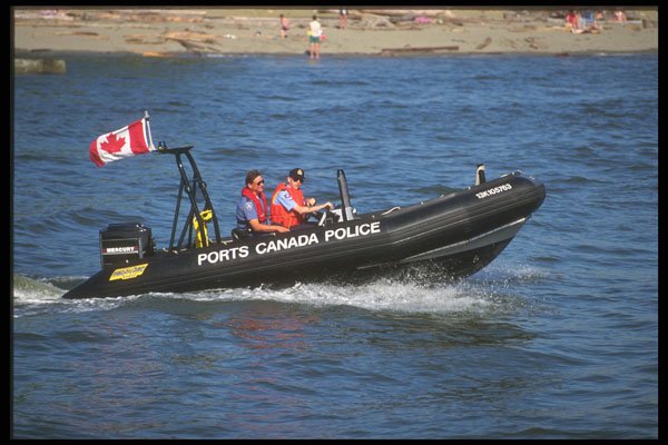 606024 Port Police A4 Photo Print