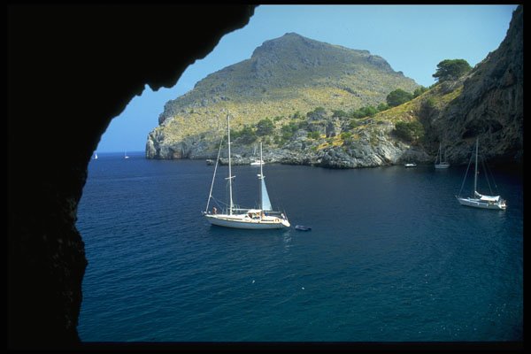 606028 View From Tunnel To La Calobra, Mallorca A4 Photo Print