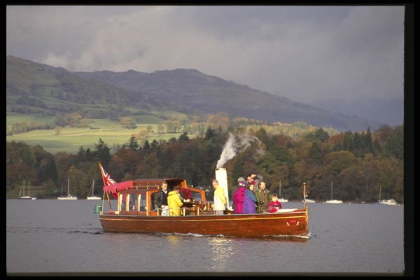 606050 Steam Launch Osprey On Lake Windermere, England A4 Photo Print