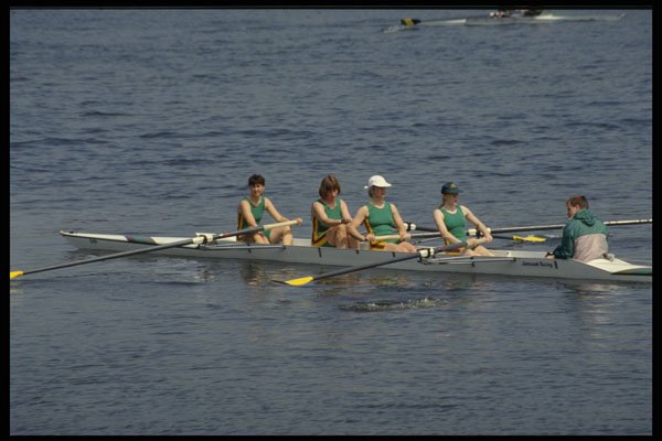 606063 Rowing Four On Thames, England A4 Photo Print