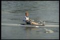 606064 Solo Male On Thames, England A4 Photo Print