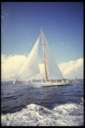 606075 Racing At Nioulargue, St. Tropez A4 Photo Print