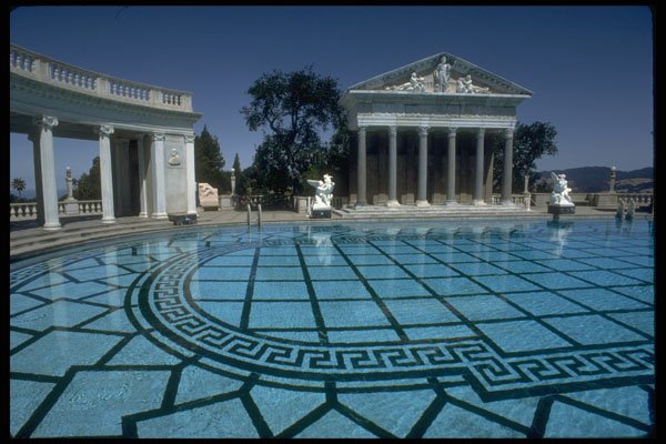 607003 Hearst Castle, San Simeon, California A4 Photo Print